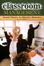 Cover of: Classroom Management by Robert T. Tauber