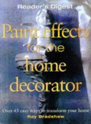 Cover of: "Reader's Digest" Paint Effects for the Home Decorator
