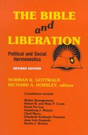 Cover of: The Bible and Liberation by 