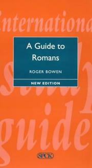 Cover of: Guide to Romans (International Study Guides)