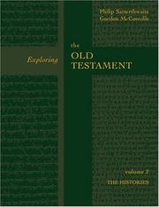 Cover of: Exploring the Old Testament: History