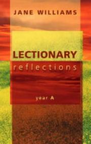 Cover of: Lectionary Reflections by Jane Williams