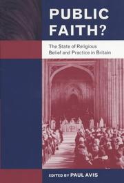 Cover of: Public Faith? by Paul D. L. Avis