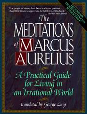 Cover of: The Meditations of Marcus Aurelius