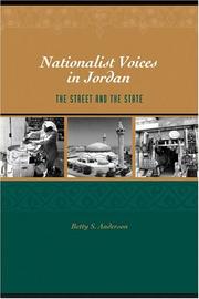 Nationalist Voices in Jordan by Betty S. Anderson