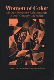 Cover of: Women of Color: Mother-Daughter Relationships in 20th-Century Literature