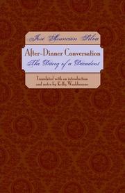 Cover of: After-Dinner Conversation by José Asunción Silva