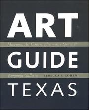 Cover of: Art Guide Texas by Rebecca S. Cohen