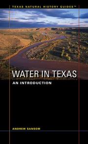 Cover of: Water in Texas | Andrew Sansom