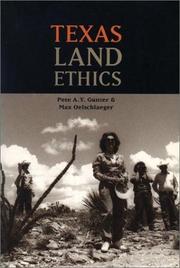 Cover of: Texas land ethics
