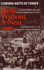 Cover of: Birds without a nest: a novel : a story of Indian life and priestly oppression in Peru