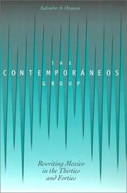 Cover of: The Contemporáneos Group by Salvador A. Oropesa