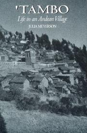 Cover of: 'Tambo by Julia Meyerson, Julia Meyerson