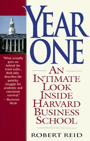 Cover of: Year One: An Intimate Look Inside Harvard Business School