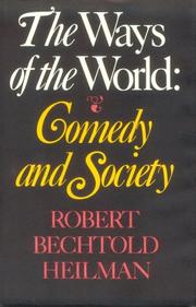 Cover of: The ways of the world: comedy and society