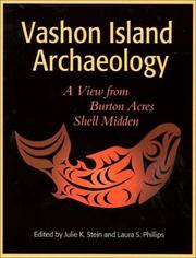 Cover of: Vashon Island archaeology by edited by Julie K. Stein and Laura S. Phillips.