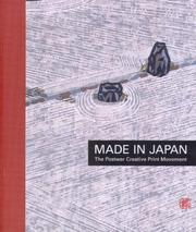 Cover of: Made in Japan: The Postwar Creative Print Movement