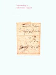 Cover of: Letterwriting In Renaissance England
