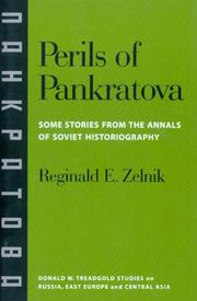 Cover of: Perils Of Pankratova by Reginald E. Zelnik