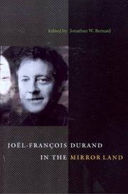 Cover of: Joël-François Durand in the mirror land