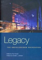 Cover of: Legacy: The Kreielsheimer Foundation