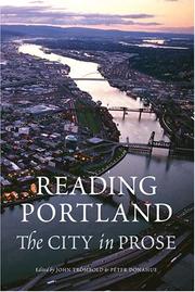 Cover of: Reading Portland: The City in Prose