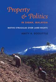 Property and Politics in Sabah, Malaysia by Amity A. Doolittle