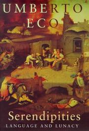 Cover of: SERENDIPITIES by Umberto Eco