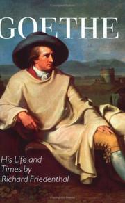 Goethe by Richard Friedenthal