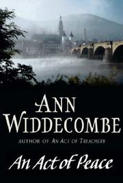 Cover of: An Act of Peace by Ann Widdecombe