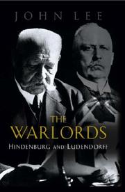 Cover of: warlords: Hindenburg and Ludendorff