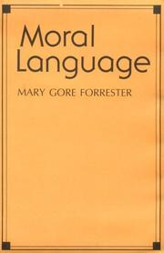 Cover of: Moral language