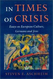 Cover of: In Times of Crisis | Steven E. Aschheim