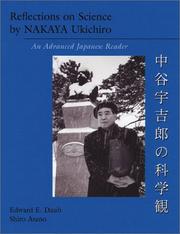Cover of: Reflections on Science by NAKAYA Ukichiro: An Advanced Japanese Reader (Technical Japanese Series)