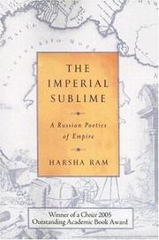 Cover of: The Imperial Sublime: A Russian Poetics of Empire (Wisconsin Center for Pushkin Studies)