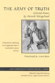 Cover of: The Army of Truth: Selected Poems: In the historic fight to obtain equal rights for Jews in nineteenth-century Norway