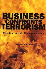 Cover of: Business Confronts Terrorism by Dean C. Alexander