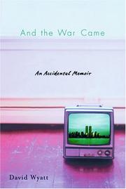 Cover of: And the War Came