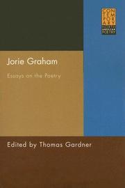 Cover of: Jorie Graham: Essays on the Poetry (Contemporary North American Poetry)