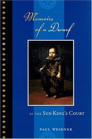 Cover of: Memoirs of a dwarf at the Sun King's court