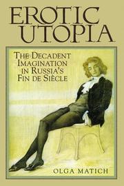 Cover of: Erotic utopia by Olga Matich