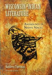Cover of: Wisconsin Indian Literature by 