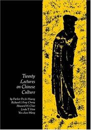 Cover of: Twenty Lectures on Chinese Culture: An Intermediary Chinese Textbook (Yale Language Series)