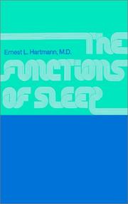 Cover of: The functions of sleep