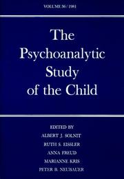 Cover of: The Psychoanalytic Study of the Child: Volume 36 (The Psychoanalytic Study of the Child Se)