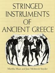 Cover of: Stringed instruments of ancient Greece