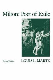 Cover of: Milton, poet of exile