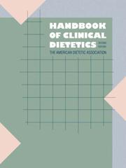 Cover of: Handbook of Clinical Dietetics by American Dietetic Association