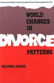 Cover of: World changes in divorce patterns