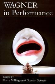 Cover of: Wagner in performance